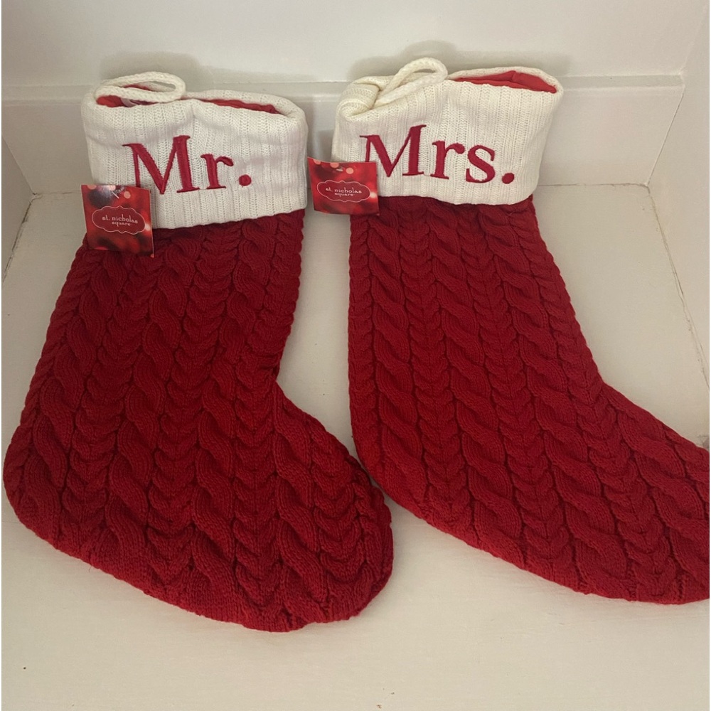 Mr. & Mrs. Christmas Stockings - Picture 4 of 9